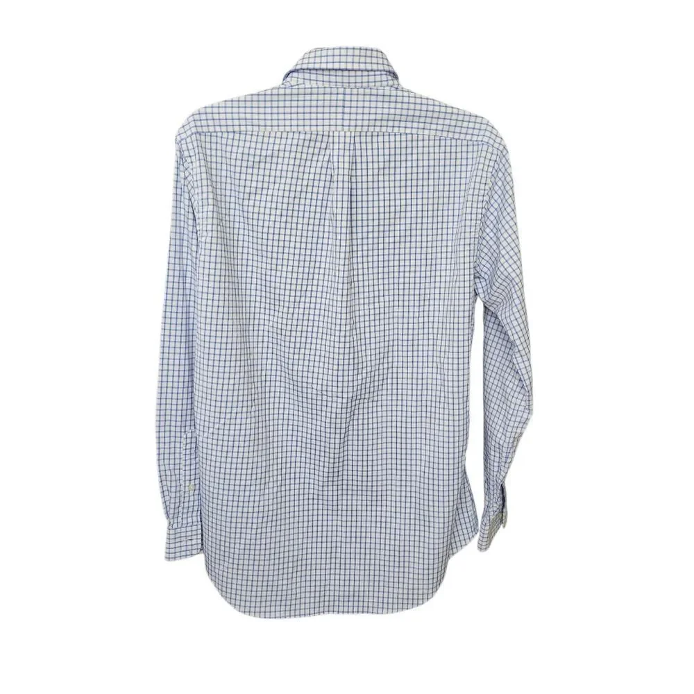 Polo by Ralph Lauren Performance Men's Blue Checkered Shirt‎ Sz Med